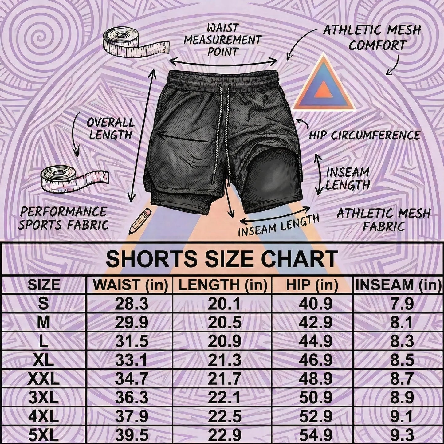 Unisex 3-Pack Athletic Shorts for Women, Fitted Cut with Compression Liner, Quick-Dry Elastic Waist with Drawstring, Pockets for Running and Gym Activities