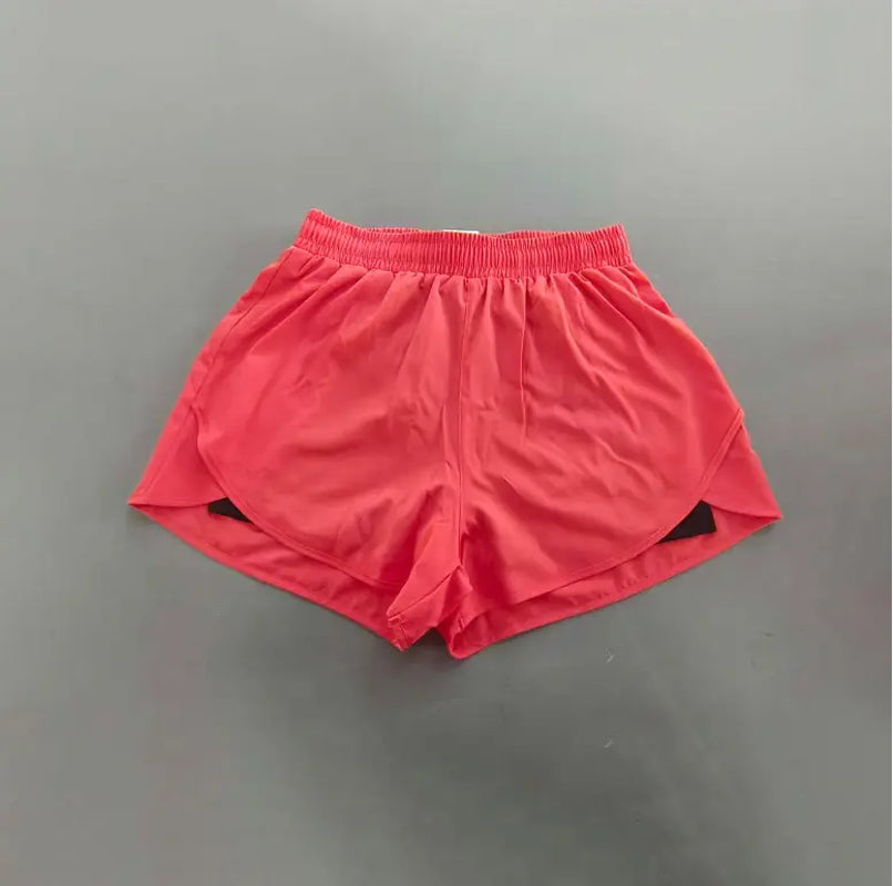 3-Piece Women's Casual Athletic Shorts Set with Built-In Lining, Drawstring, and Elastic Waistband for Running, Fitness, and Outdoor Activities