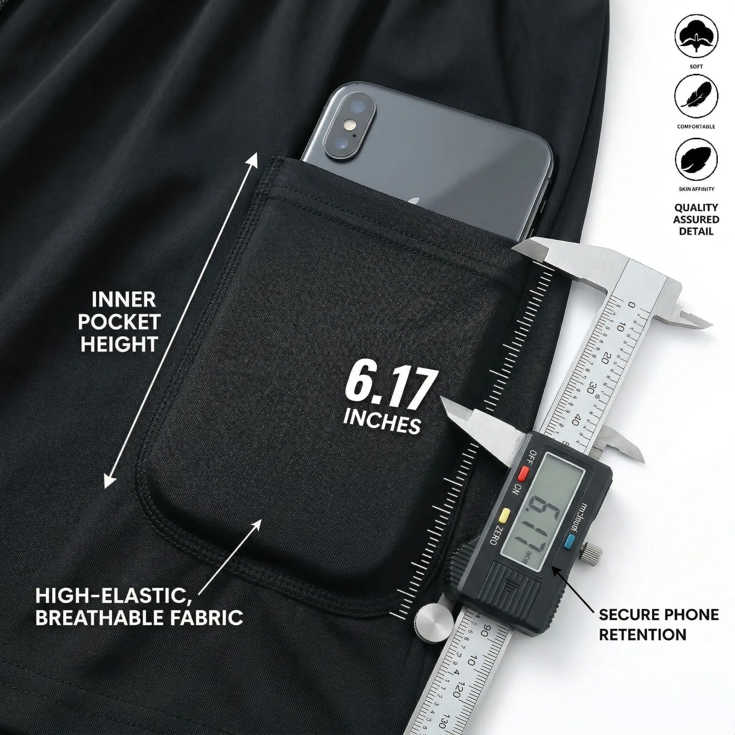 Unisex 3-Pack Athletic Shorts for Women, Fitted Cut with Compression Liner, Quick-Dry Elastic Waist with Drawstring, Pockets for Running and Gym Activities