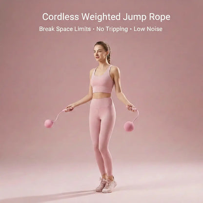 Professional Multifunctional Home Fitness Resistance Training Set with Resistance Trainer, Thigh Trainer, and Weighted Jump Rope