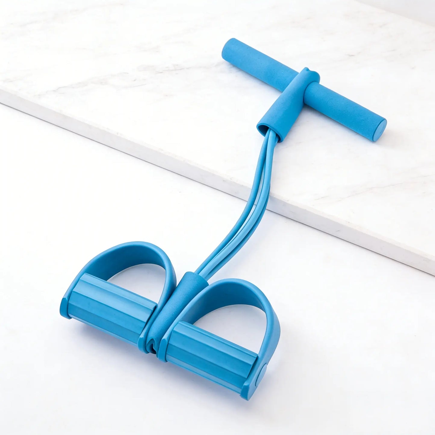 Professional Multifunctional Tension Rope - 4-Tube Elastic Yoga Pedal Resistance Band for Abdominal, Waist, Arm, and Leg Stretching, Made from Natural Latex